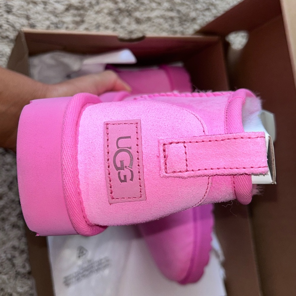 Size 10, Classic Ultra Mini Uggs.